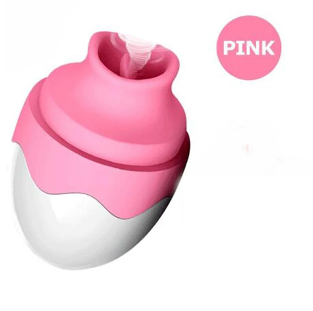 SELLING FAST 🔥 Vibrating Tongue Massager (Egg-Shaped Suction & Vibe Toy)