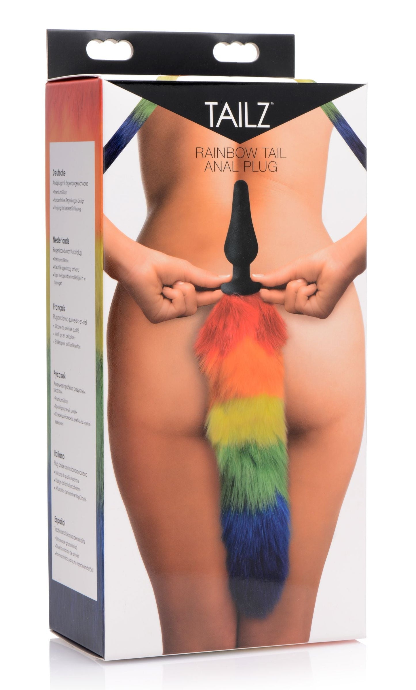 Tailz Rainbow Silicone Butt Plug