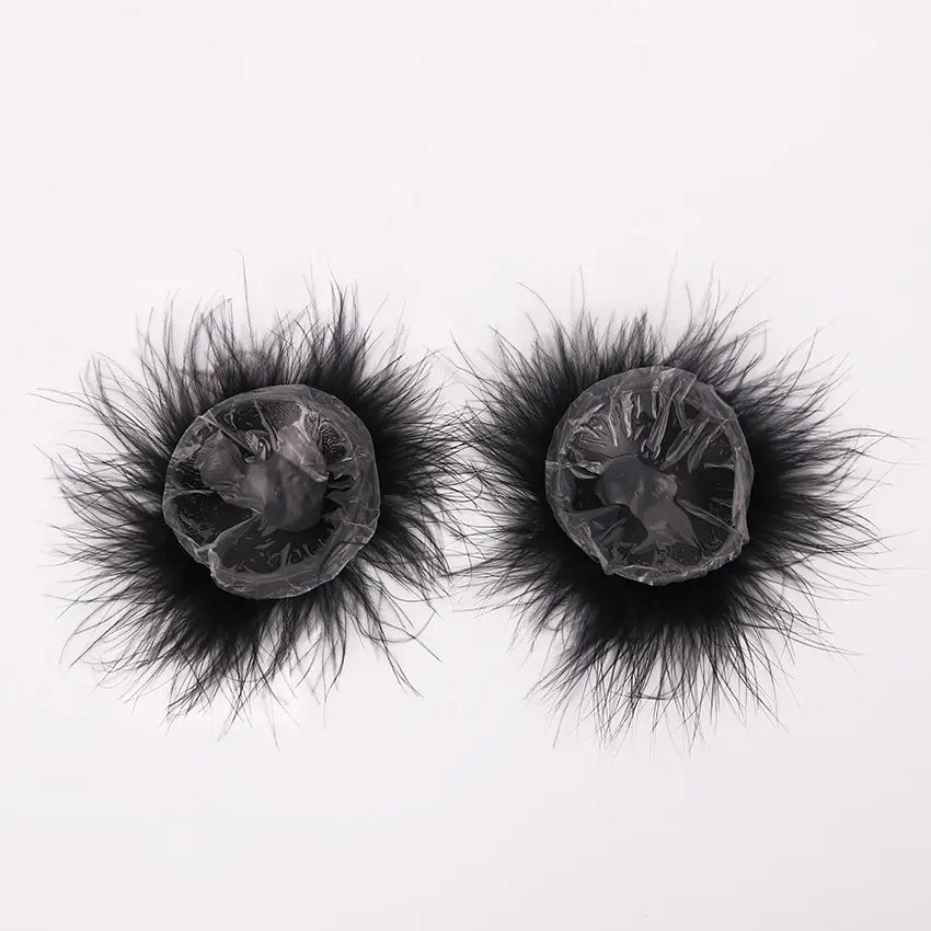 FlirtFeather Erotic Feather Nipple Patches