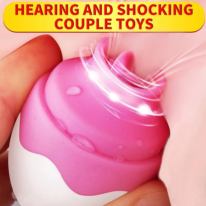 SELLING FAST 🔥 Vibrating Tongue Massager (Egg-Shaped Suction & Vibe Toy)