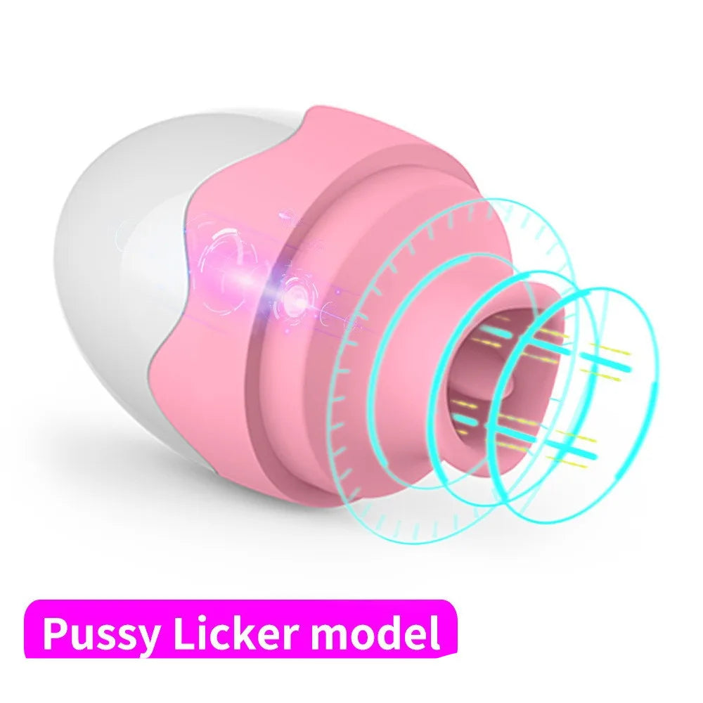 SELLING FAST 🔥 Vibrating Tongue Massager (Egg-Shaped Suction & Vibe Toy)