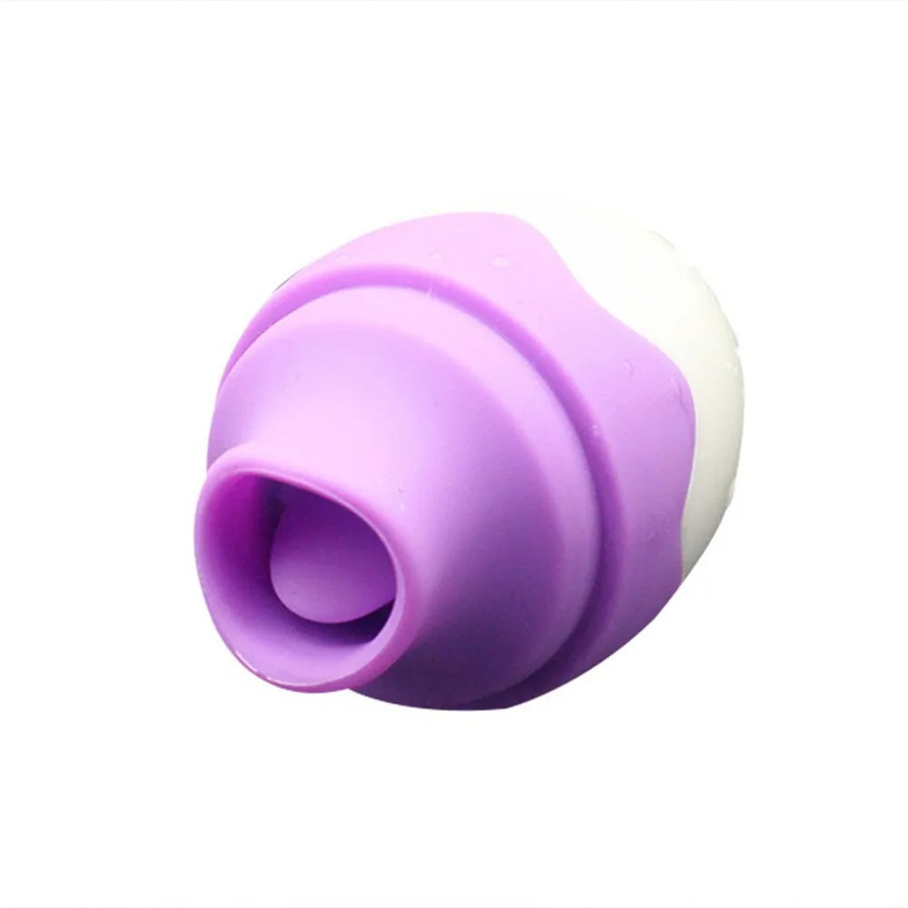 SELLING FAST 🔥 Vibrating Tongue Massager (Egg-Shaped Suction & Vibe Toy)