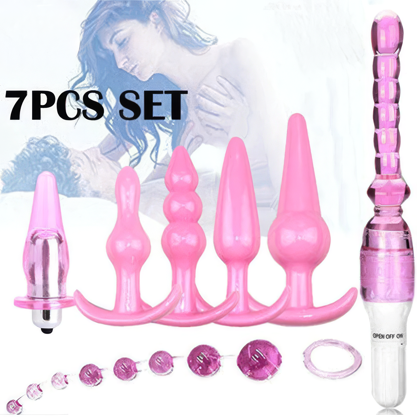 Purple Pleasure Explorer Kit – 7 Piece Anal Play Set