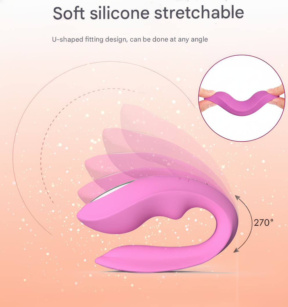 Double the Fun: U-Shaped Wearable Vibrator