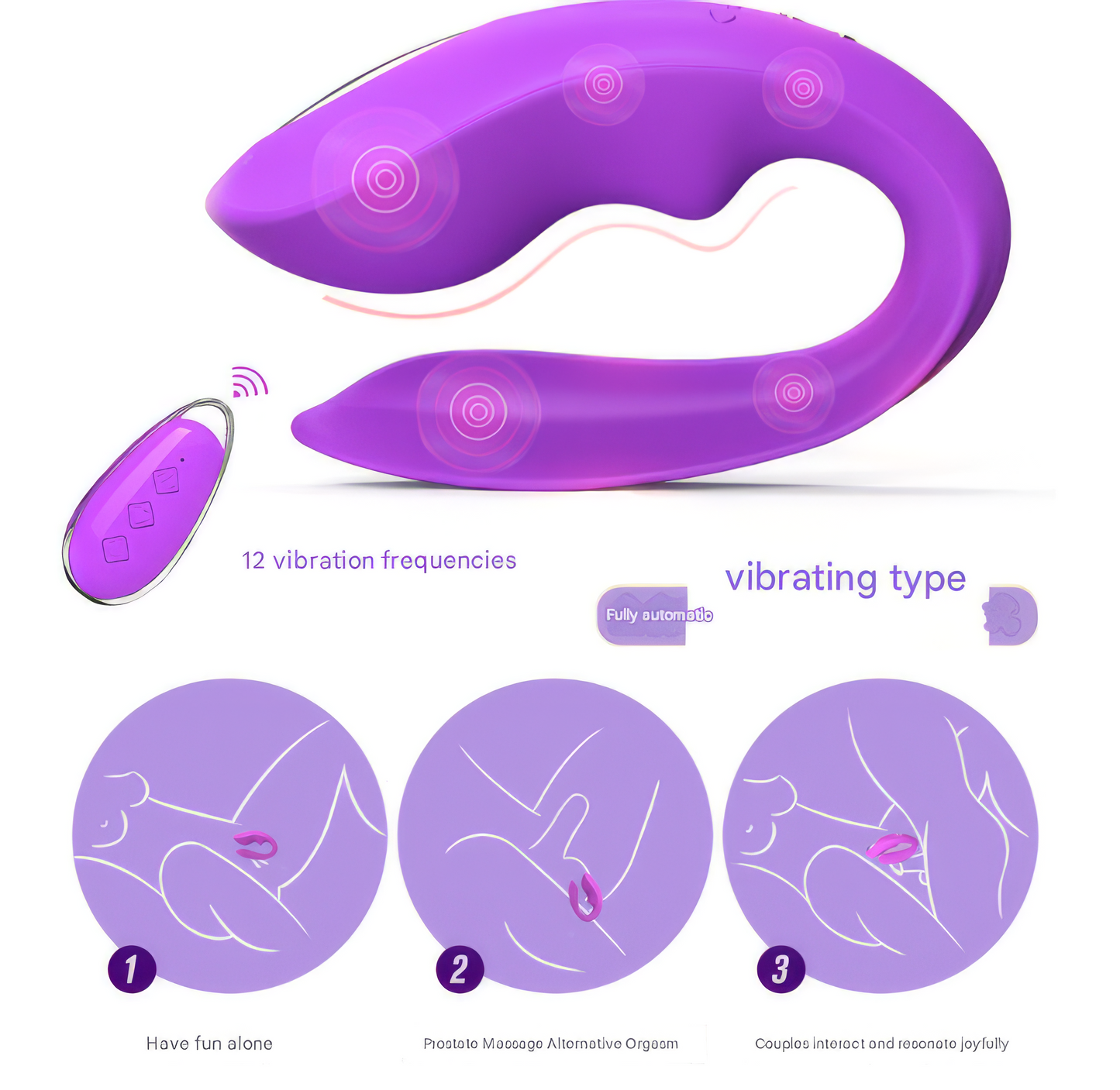 Double the Fun: U-Shaped Wearable Vibrator