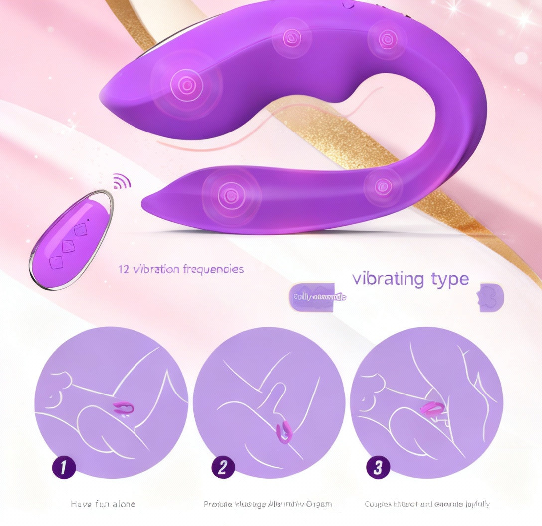 Double the Fun: U-Shaped Wearable Vibrator
