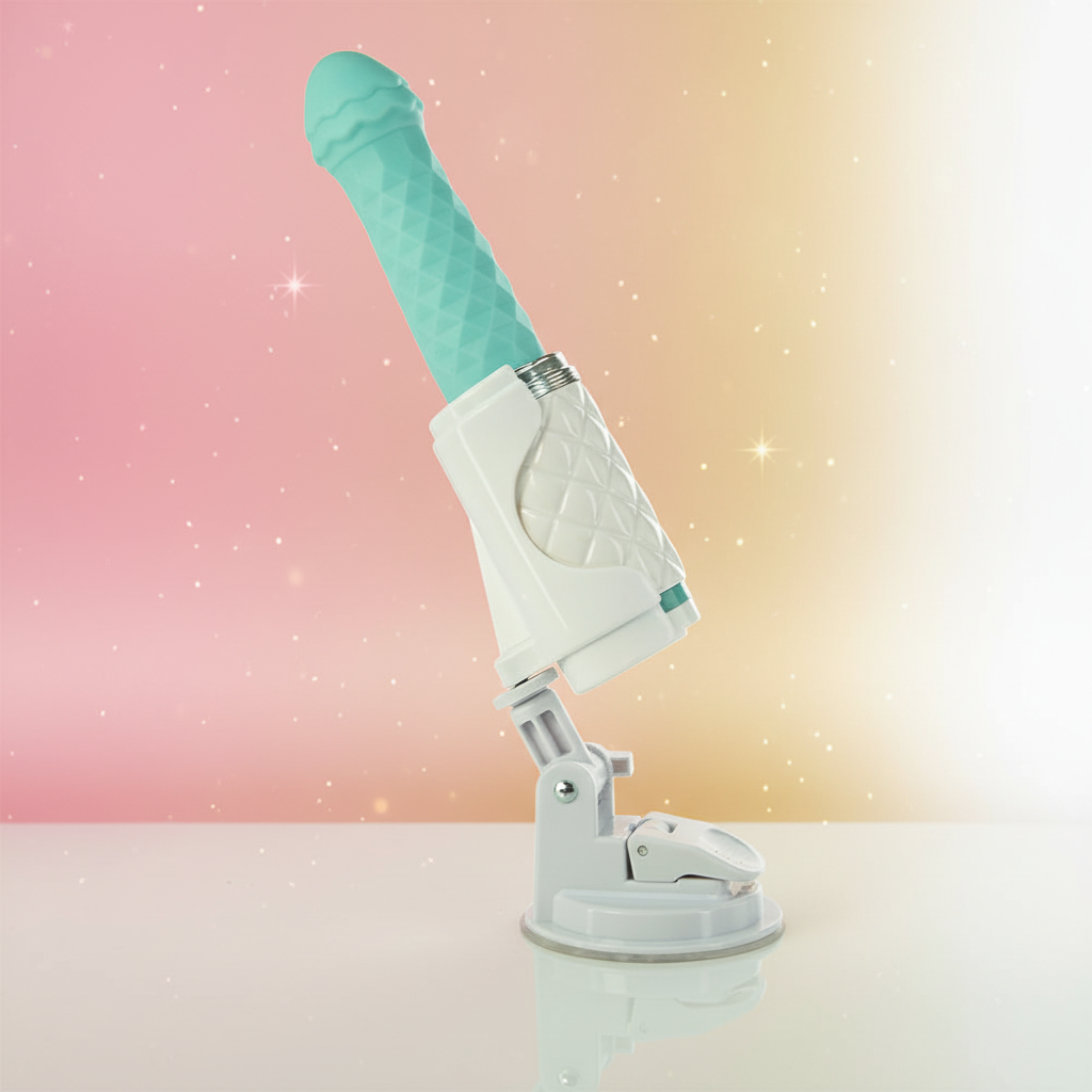 Pillow Talk Feisty Thrusting Vibrator Teal