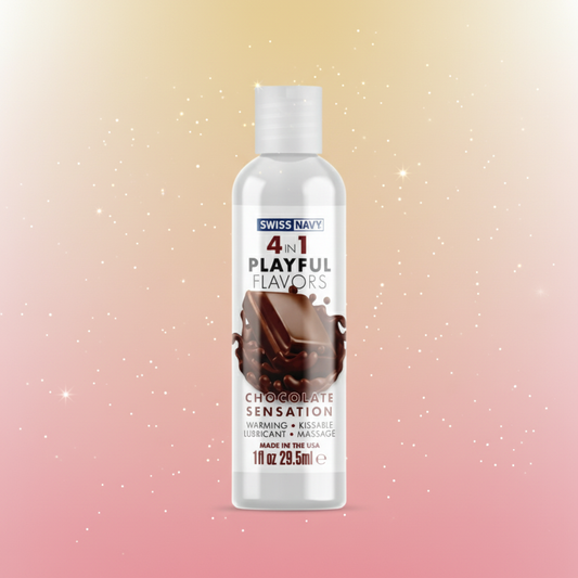 Four-in-One Playful Flavours – Chocolate (Lubricant, 4-in-1)
